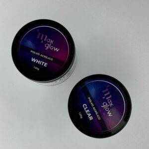 Acrilico White & Clear Maxglow 120g