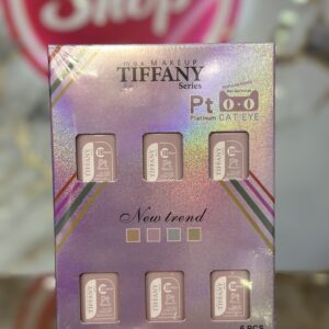 Colección cat eye platinum 6pzas Tiffany