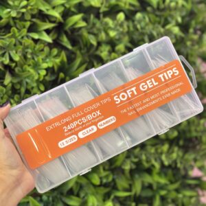 Soft gel tips