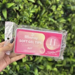 Soft gel tips para pedi Monbray