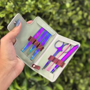 Kit de pinzas de cejas 6pcs